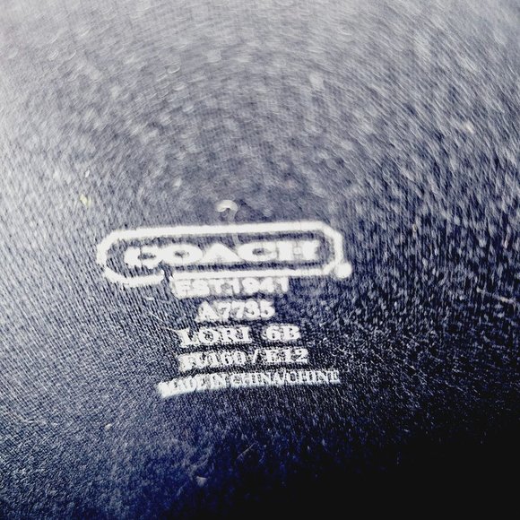 Coach Women's Lori A7735 Rubber Rain Boots Black Size 6B - Picture 11 of 11